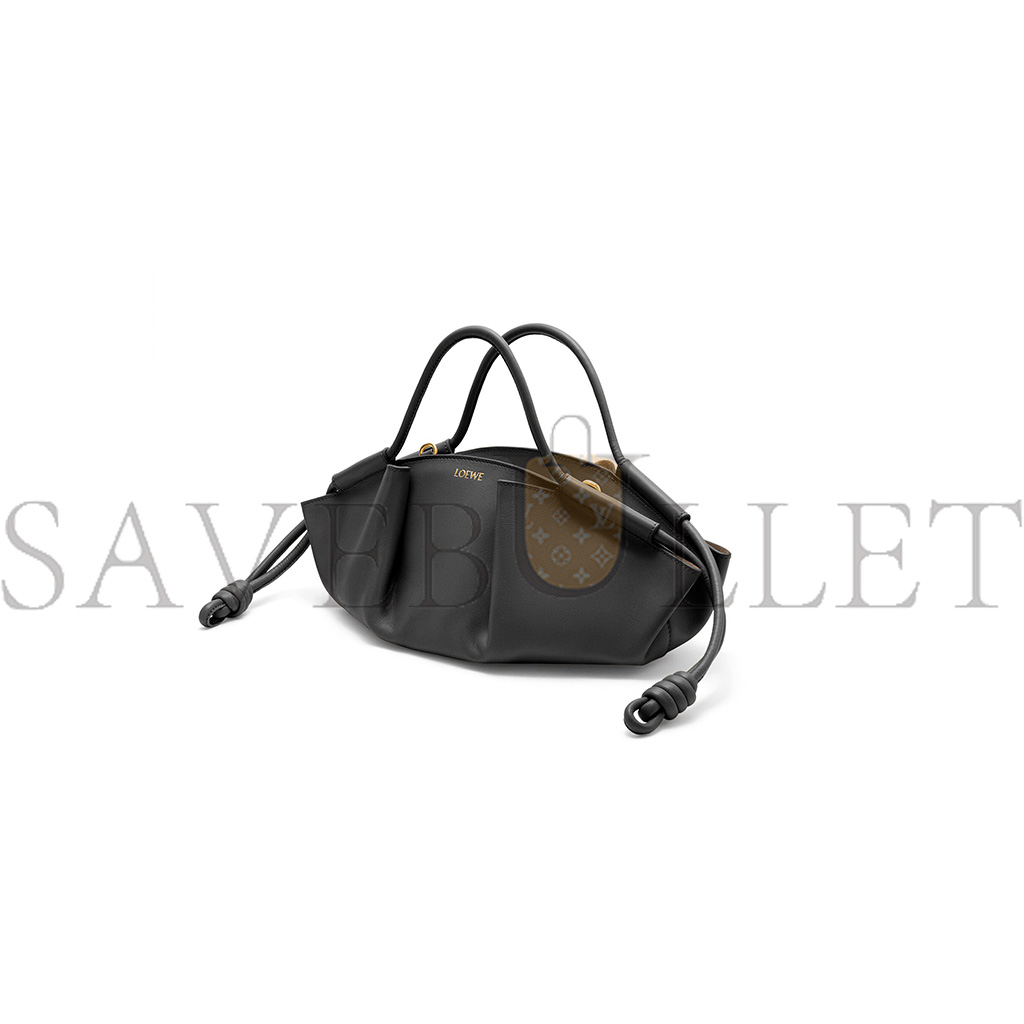 l*ew* small paseo bag in shiny nappa calfskin a709p48x02 (35*21*11.5cm)